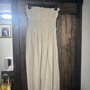 Urban Renewal Cream Maxi Dress